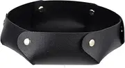 ERINGOGO Foldable Dice Storage Box Elegant PU Desktop Tray for Tabletop Organization and Stylish Dice Holder for Home Office and Gaming Use