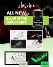 ANGELUS GLOW IN THE DARK PAINT - 29.5ML - For both indoor and outdoor Use