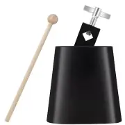 Eastrock 4 inch Metal Steel Cow Bells Noise Makers Hand Percussion Cowbell wi...