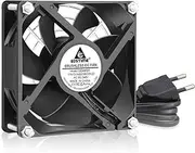 GDSTIME EC Fan 230 V 80 mm Fan 80 x 25 mm Fan 220 V Dual Ball Bearing AC 240 V 80 mm Fan 2800 RPM Axial Fan 80 mm Case Fan Brushless Cooling Fan 230 V Computer Fan
