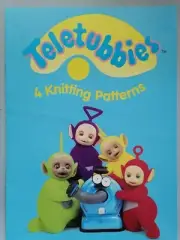 TELETUBBIES Intarsia Knitting Pattern, 4 designs, 22-44" - GARY KENNEDY