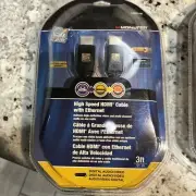 TWO New MONSTER High Speed HDMI Cable with Ethernet - 3 Ft.