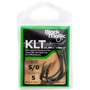 Black Magic KLT Teflon Coated Fishing Hook Small Pack #5/0