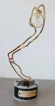 2019 Lewis Hamilton Monaco Monte Carlo Trophy Handmade (LARGE)