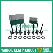 New 4DR7 Intake & Exhaust Valve Guide Seat Kit For Mitsubishi