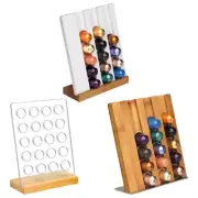 Coffee Pods Holder Storage Rack Coffee Pods Shelf Acrylic Texture for Kitchen