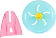 COMPUKAS Silent Hamster Running Wheel Durable Plastic Exercise Wheel for Pets Non Slip Design Safe for Hamsters and Animals