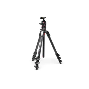 Manfrotto 全新 055 碳纖維 四節腳架套組 (含球型雲台及靈動快拆系統)