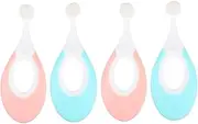 Healvian Baby Oral Care Tool Soft Mini Toothbrush 4pcs Training Brush for Newborn