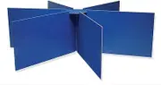 Pacon Round Table Privacy Boards, 48" Diameter X 14" High, Blue