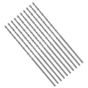 10Pcs Long Twist Drill Bit 1.3mm High-Speed Steel 30mm / 1.18 Jobber Bits Set
