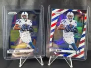 2024 Prizm Reggie Wayne Red White Blue & Base Combo #128 LOT 2