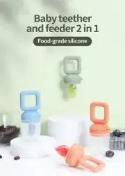 Baby Fruit Feeder Nutrition Food Feeding High Grade Silicone Teether New AU