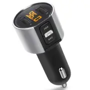 Car bluetooth compatible FM Transmitter Wireless Hands-free 25V Charger N1I8