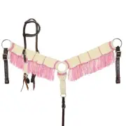 Mohair One Ear Headstall and Breastcollar Set