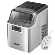 Maxkon 20Kg/24Hrs Ice Maker Machine Clear Cube Making,3.2L Water Tank Countertop
