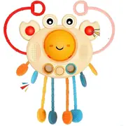 Octopus Pull String Activity Toys Food Grade Silicone Sensory for Baby Gifts