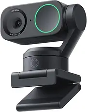 Insta360 Link 2 - PTZ 4K Webcam for PC/Mac, 1/2" Sensor, AI Tracking, HDR, AI Noise-Canceling Mic, Gesture Control for Streaming, Video Calls, Gaming, Works with Zoom, Teams, Twitch