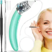 Ear Vacuum Ear Wax Vacuum Suction, Electric Ear Wax Sucker Removal Cleaner With 5 Level Suction Power, Ear Cleaning Kit Usb Rechargeable Includes Ear-