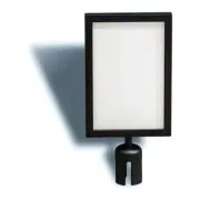A4 Sign Holder For Crowd Control Barrier - Black