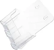 Ciieeo Wall File Organizer Record Storage Stand Plastic Magazine Holder Simple Design for Office Document Holder Brochure Booklet Holder