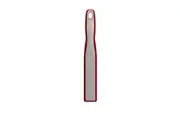 Microplane Elite Zester Stainless Steel Lemon Lime Citrus Grater w Catcher Red
