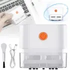 For Desktop Computer Keyboard Drawer Mini Vacuum Cleaner W/Power Strong Suction