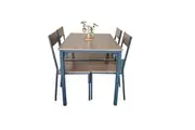 YES4HOMES 5 Piece Kitchen Dining Room Table and Chairs Set Furniture