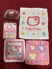 Hello Kitty Kaohana Handkerchief Petit Towel Mini Towel Pouch Tissue
