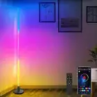 LED Floor Lamp, Corner Light Lamp RGB+ White Modern Smart - multicolor