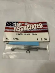 Team Associated Asc 6226 Inner Hinge Pins with E-clips RC10 vintage RC Box A7