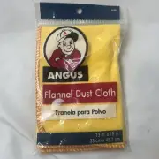 Angus Flannel Dust Cloth By Arden 13 x 18” Polish Cleaning Yellow Rag M994