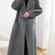 【巴黎精品】羊毛大衣毛呢外套-時尚長版寬鬆修身女外套3色a1dg26