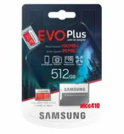 Samsung Evo Plus 512GB Micro SD SDXC Memory Card 100MB/s Class10 UHS-I