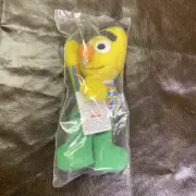 1999 Kellogg's Sesame Street Mini Beans Plush 5” Bert Sealed Package.