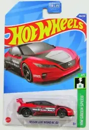 Hot wheels 2022 basic series nissan leaf nismo rc 02 red 100 / 250