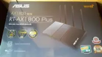 在飛比找Yahoo!奇摩拍賣優惠-華碩 ASUS RT-AX1800 Plus 智慧無線路由器