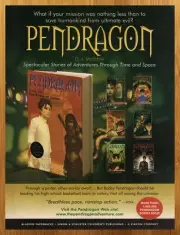 2005 Pendragon Book Series Print Ad/Poster DJ MacHale Fantasy Novel 00s Kids Art