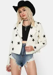 Pure Starry Eyed Surprise Moto Jacket