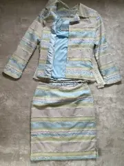 Zoe LTD Girls Preteen 3 Piece Blazer Skirt Set Size 10