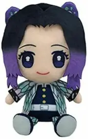 Bandai 8" Chibi Plush Demon Slayer Kimetsu no Yaiba Shinobu Kocho In Stock USA