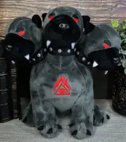 Greek Mythology Hades Underworld Cerberus Hydra Dogs Luxe Soft Plush Toy