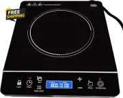 Portable Induction Cooktop Hot Plate Countertop Burner 1800 Watts Induction Burn