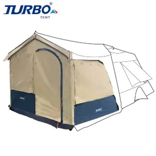 【Turbo Tent】8人帳篷露營全套組第3代(Turbo Lite300 3代 + 邊片x2 + Lite300前門片)