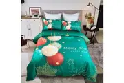 Christmas New Year Quilt/Doona/Duvet Cover Set