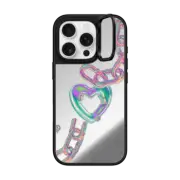 iPhone 16 Pro Mirror Ring Stand Case MagSafe Compatible Chain by A Subtle Space