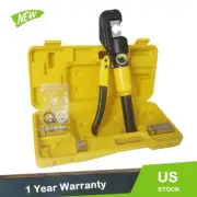 6 MT Hydraulic Wire Battery Cable Lug Terminal Crimper Crimping Tool/w 8 Dies