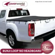 Bunji Tonneau Cover - D-Max Space Cab - up to MY15 - Without Sports Bar and with Headboard