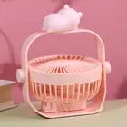 Usb Fan Stable Low Noise Cute Cartoon Desktop Usb Cooling Fan Safe