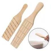 Wooden Clay Paddle Utensils Handmade Mud Tool for Clay DIY Molding Kitchen